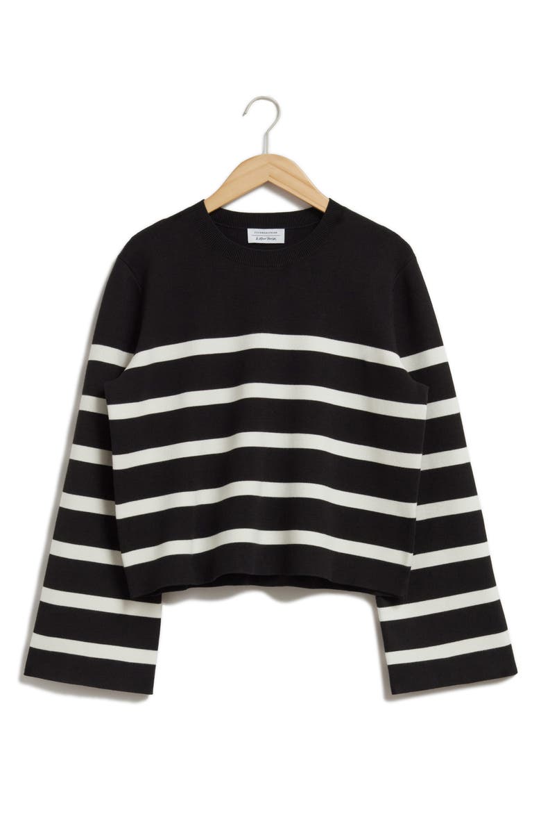& Other Stories Stripe Crewneck Sweater, Main, color,