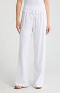 Splendid Meadow Embroidered Cotton Drawstring Pants