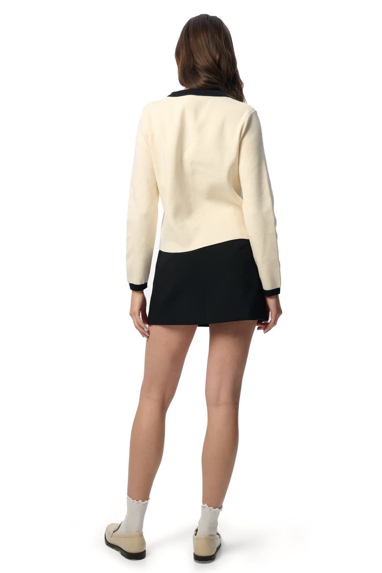 Tie Front Cardigan, Alternate, color, NATURAL