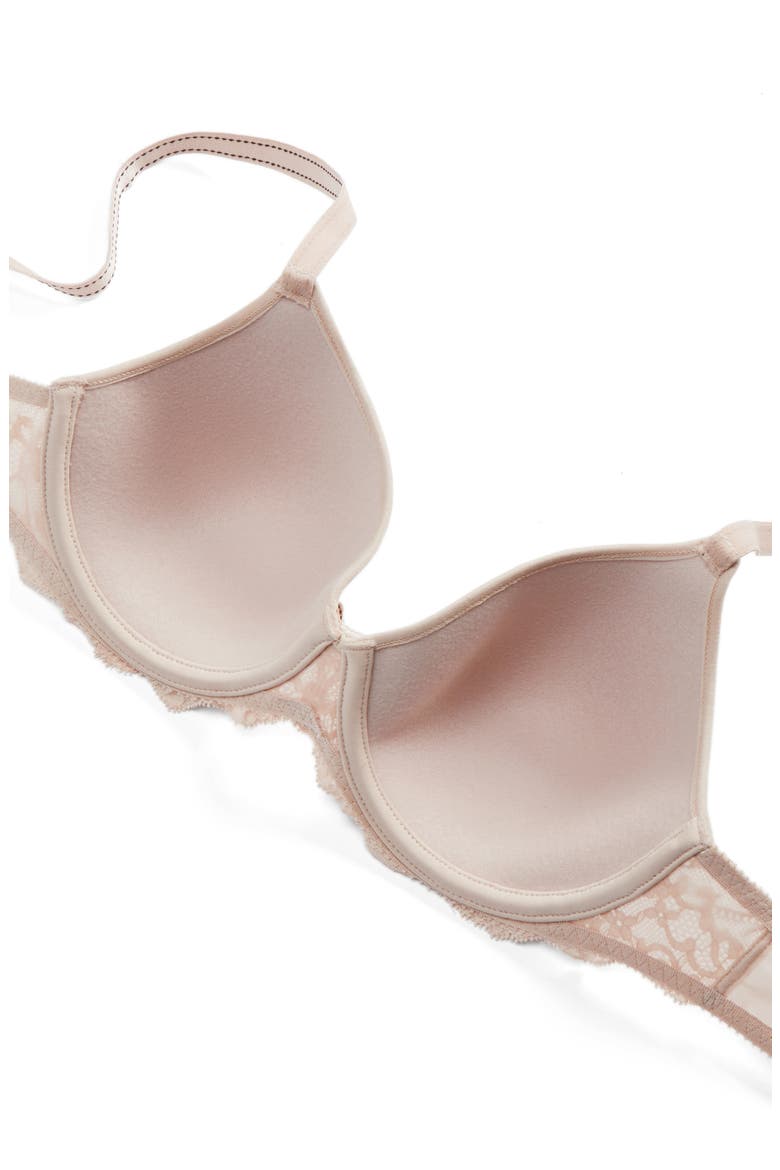 Rive Gauche Full Coverage T-Shirt Bra, Alternate, color, CAPPUCINO