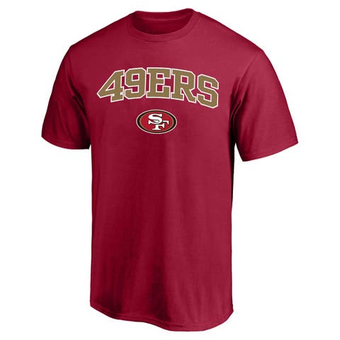 Men's Fanatics Scarlet San Francisco 49ers Big & Tall Arch Logo T-Shirt