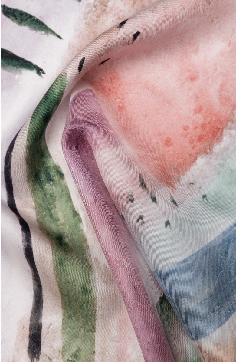 Elizabetta Pagani - Silk Pocket Square for Men, Alternate, color, Lavender