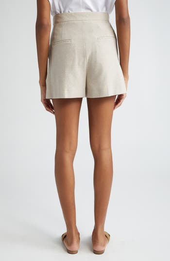 Max Mara Jessica Tailored Cotton Tweed Shorts | Nordstrom