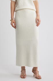 Nordstrom Bouclé Sweater Skirt