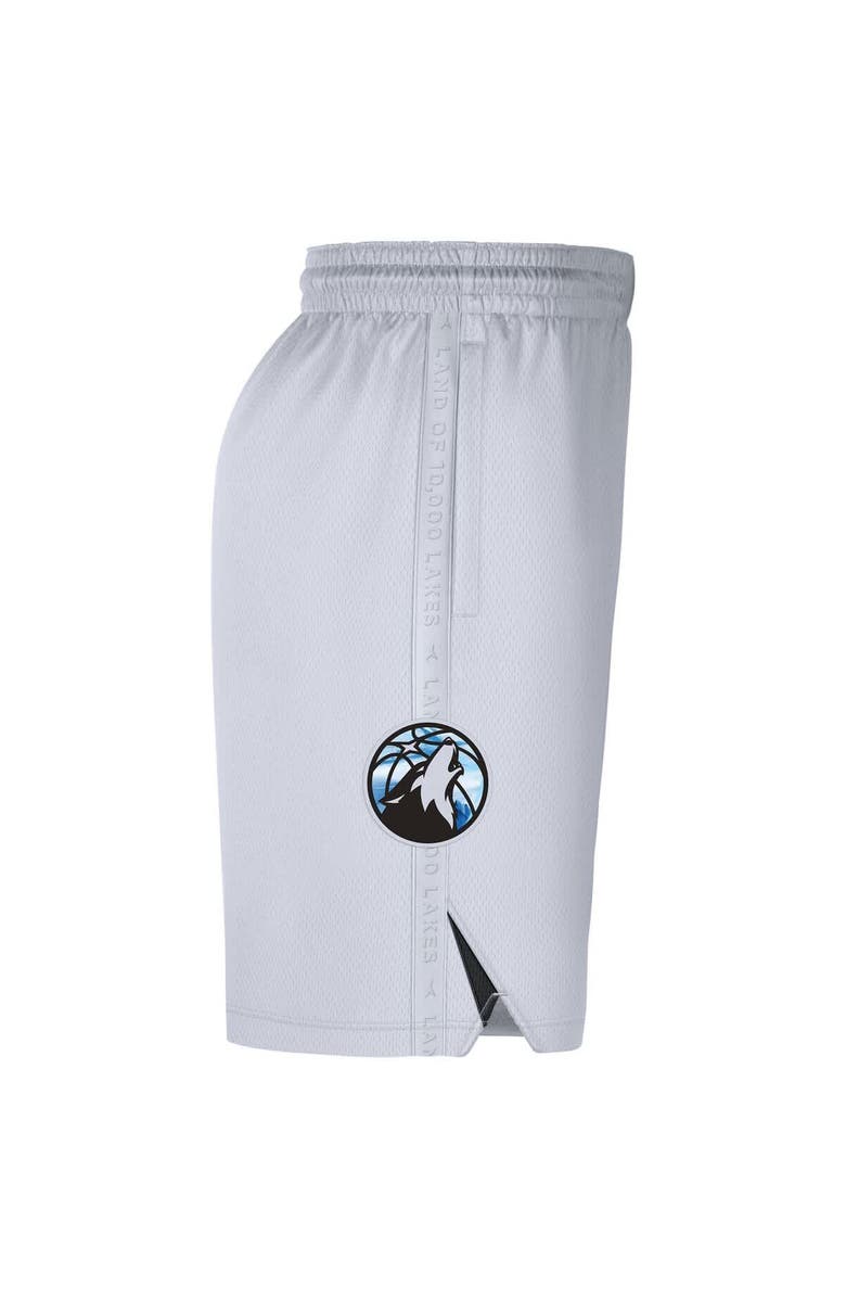Nike Men's Nike White Minnesota Timberwolves 2024/25 City Edition Swingman Shorts, Alternate, color, 