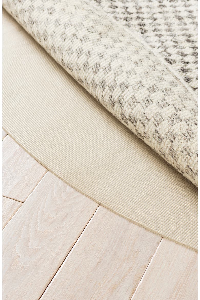 Extra Grip Round Rug Pad, Main, color, WHITE