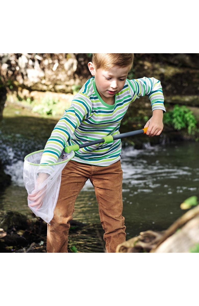HABA Terra Kids - Scoop Net with Sturdy Adjustable Handle - Great for Land & Water, Alternate, color, Multi