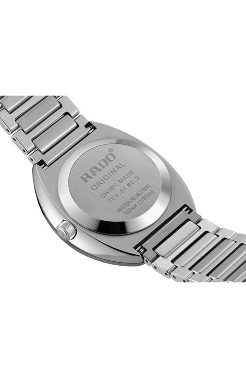 Rado Diastar Original Automatic Bracelet Watch, 38mm In Metallic