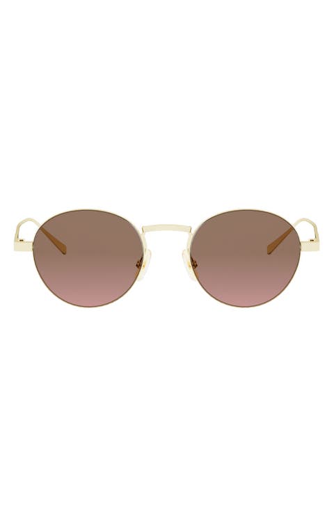 49mm Small Round Sunglasses