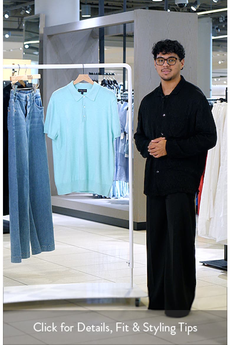 Supima® Cotton Polo Sweater video