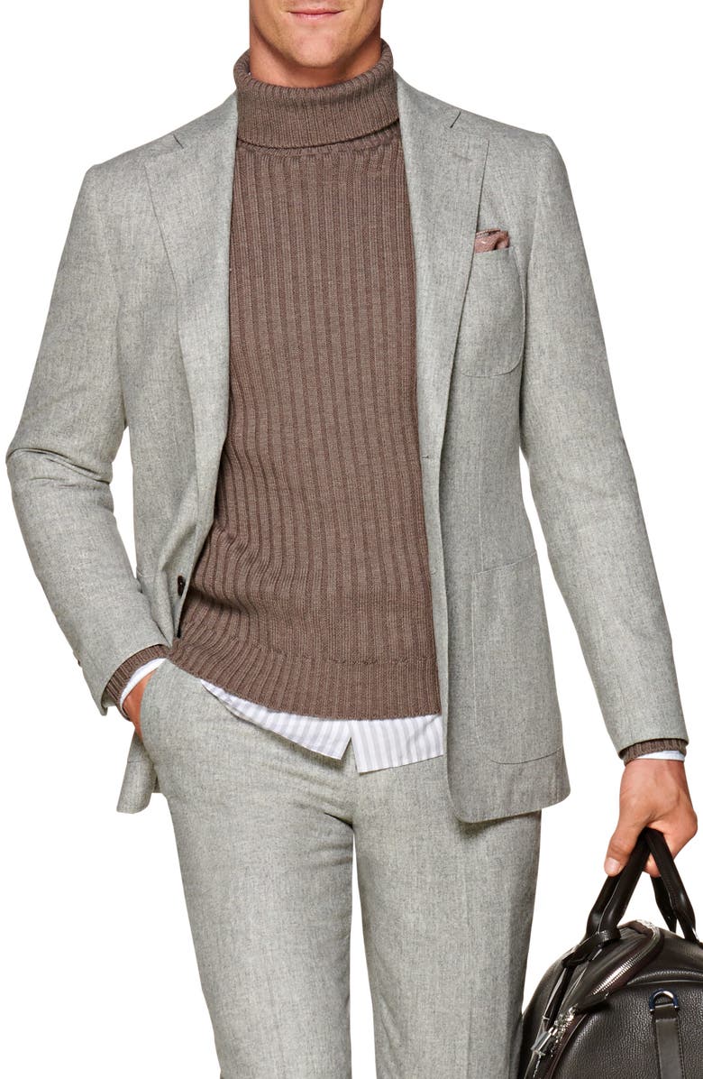 Suitsupply Havana Slim Fit Solid Wool Sport Coat, Main, color,