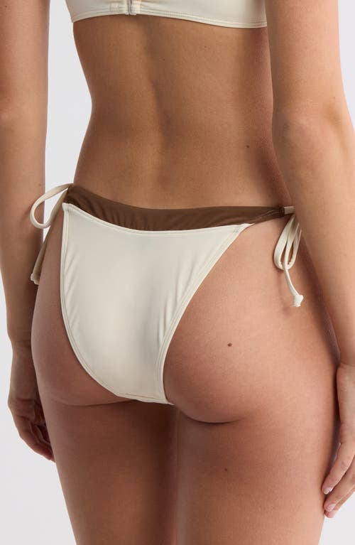 Pacsun Lace-up Side Tie Bikini Bottoms In White