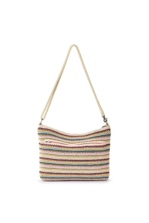 The Sak Lumi Covertible Crossbody Bag In Pink Multi Stripe
