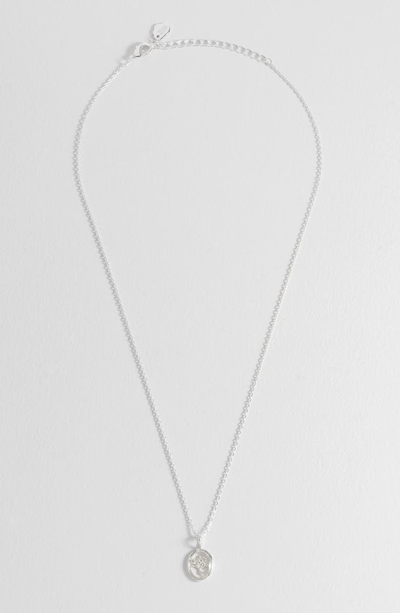 Estella Bartlett Tree of Life Pendant Necklace, Alternate, color, Silver