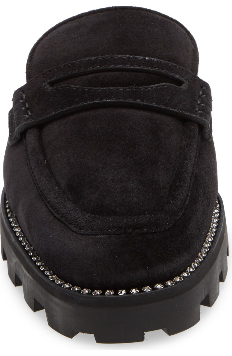 Jimmy Choo Ronnie Genuine Shearling Lining Loafer Mule, Alternate, color,