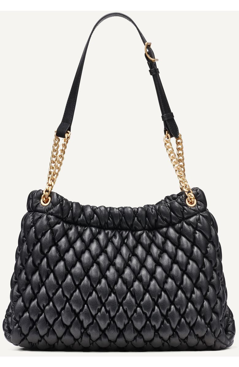 DKNY Raya Shoulder Bag, Alternate, color, Black/Gold