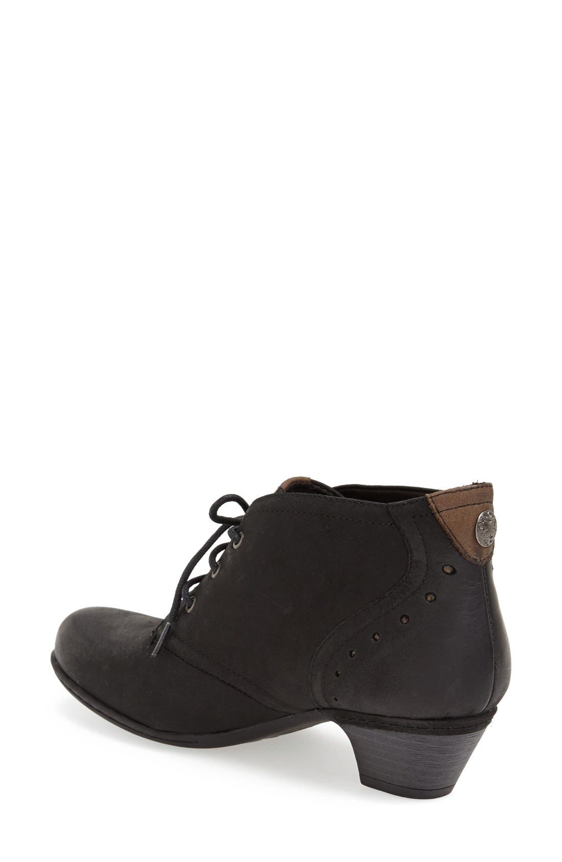 Aria Leather Boot, Alternate, color, BLACK