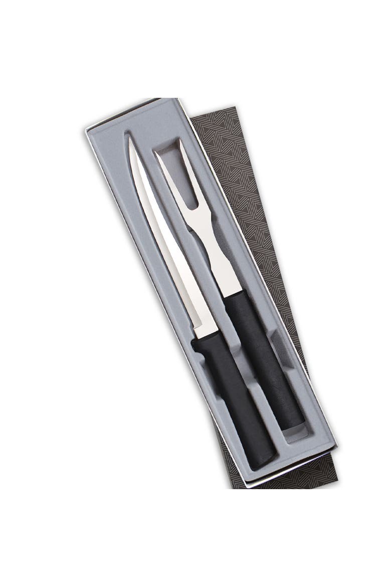 2 Piece Carving Set in Gift Box, Main, color, Black