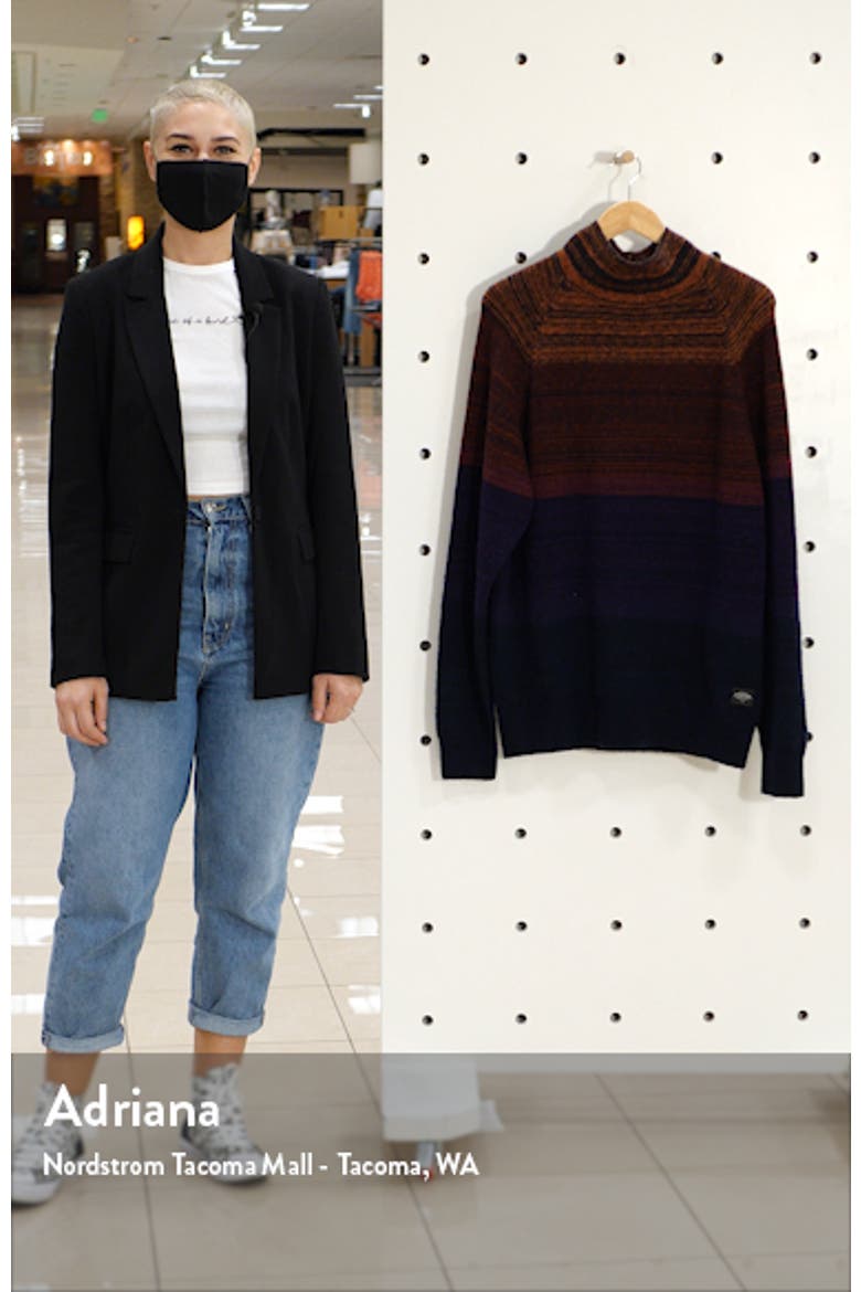 Gradient Mock Neck Sweater video