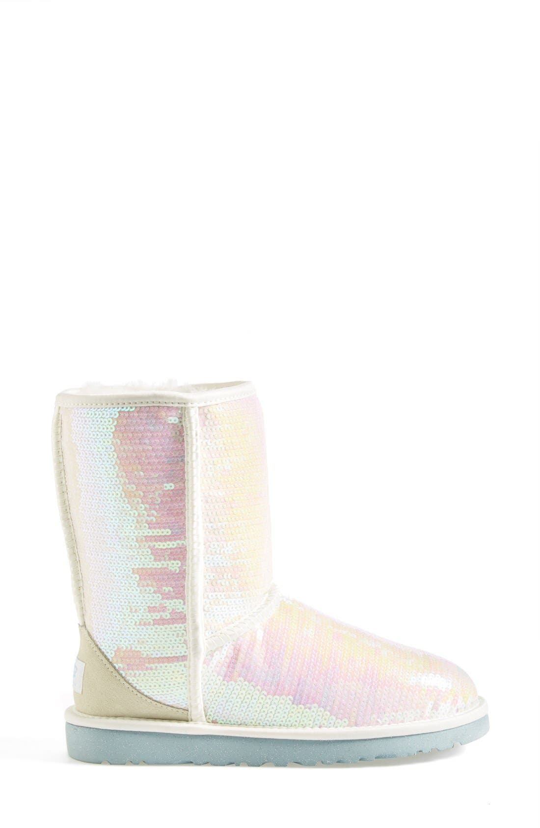 UGG<sup>®</sup> Australia 'Classic Short Sparkles - I Do' Boot, Alternate, color, 
