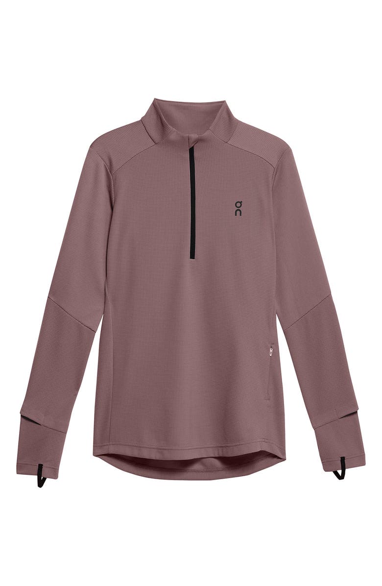 On Climate Quarter Zip Running Top, Alternate, color, 