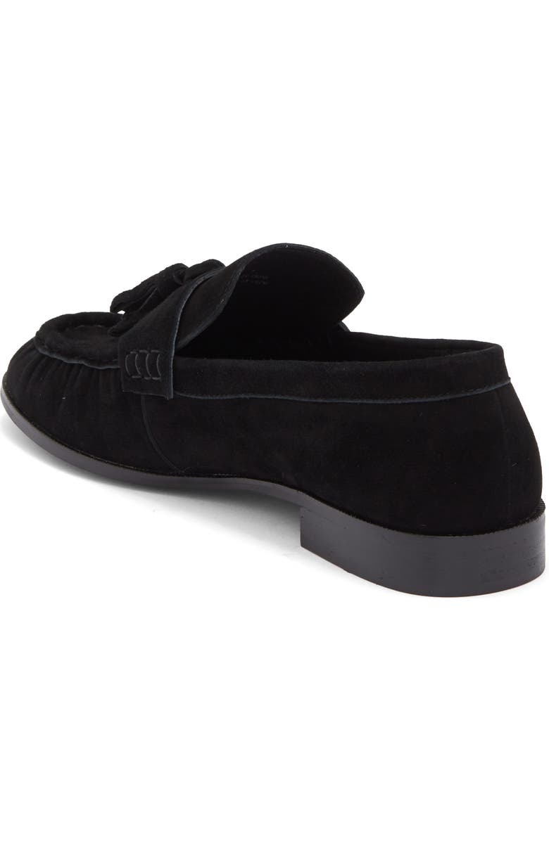 Jeffrey Campbell Articulate Kiltie Loafer, Alternate, color, Black Suede