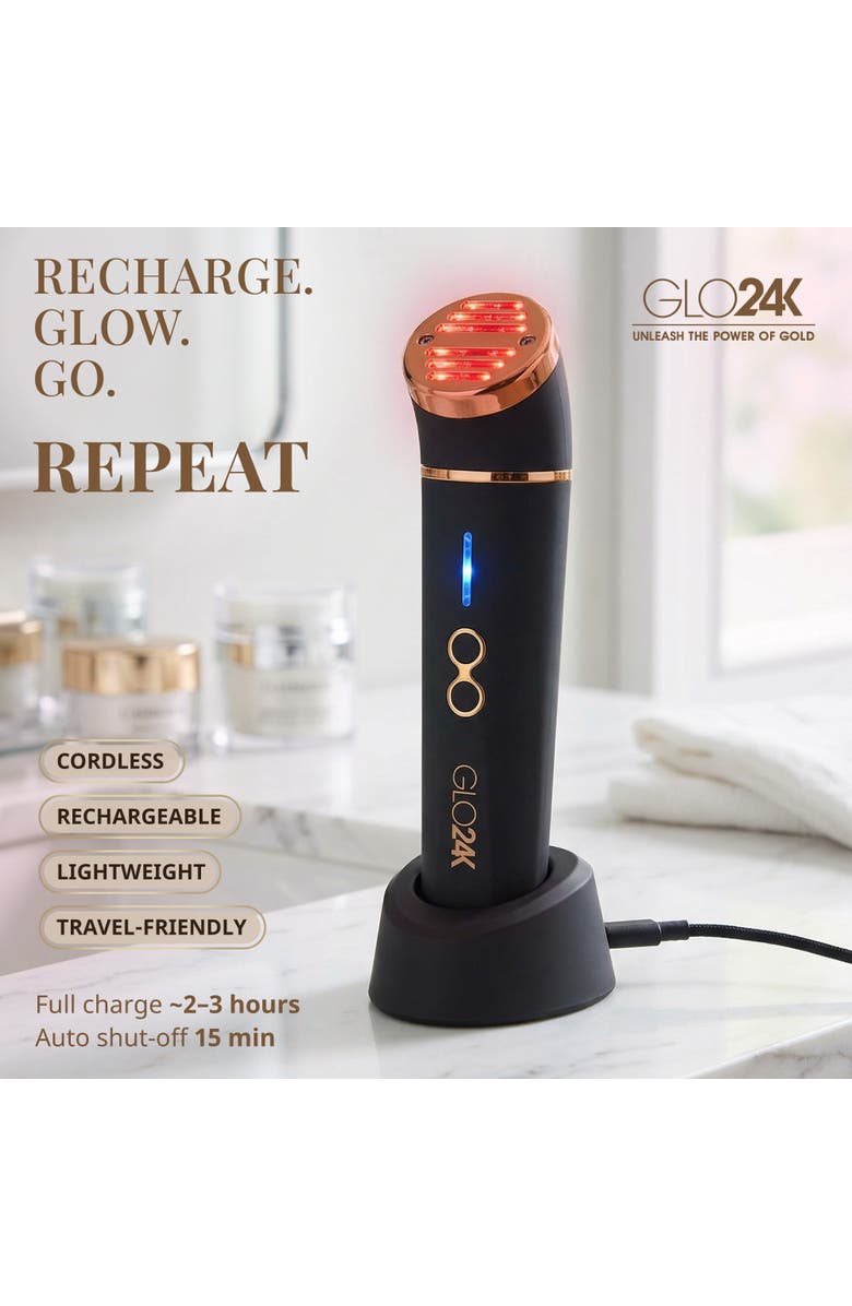 GLO24K UNLEASH THE POWER OF GOLD Skin Rejuvenation Beauty Device, Alternate, color, Na