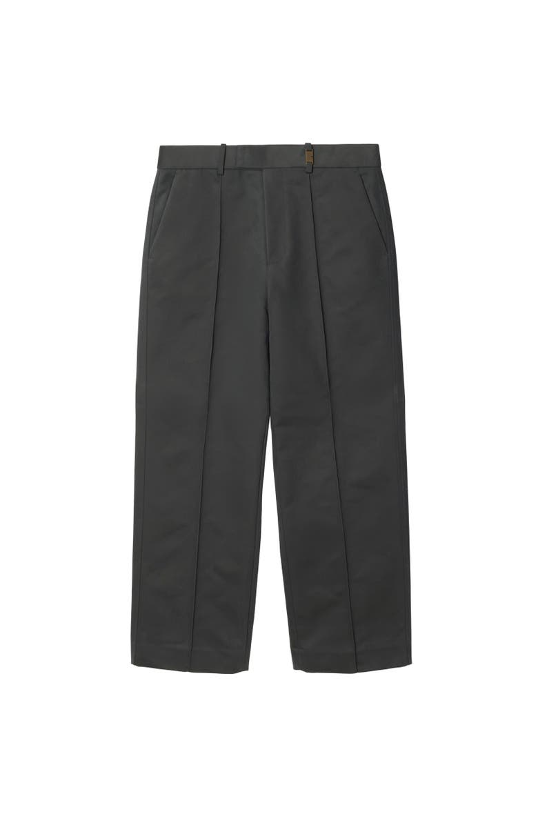 Burberry Cotton Nylon Tailored Trousers, Alternate, color, 