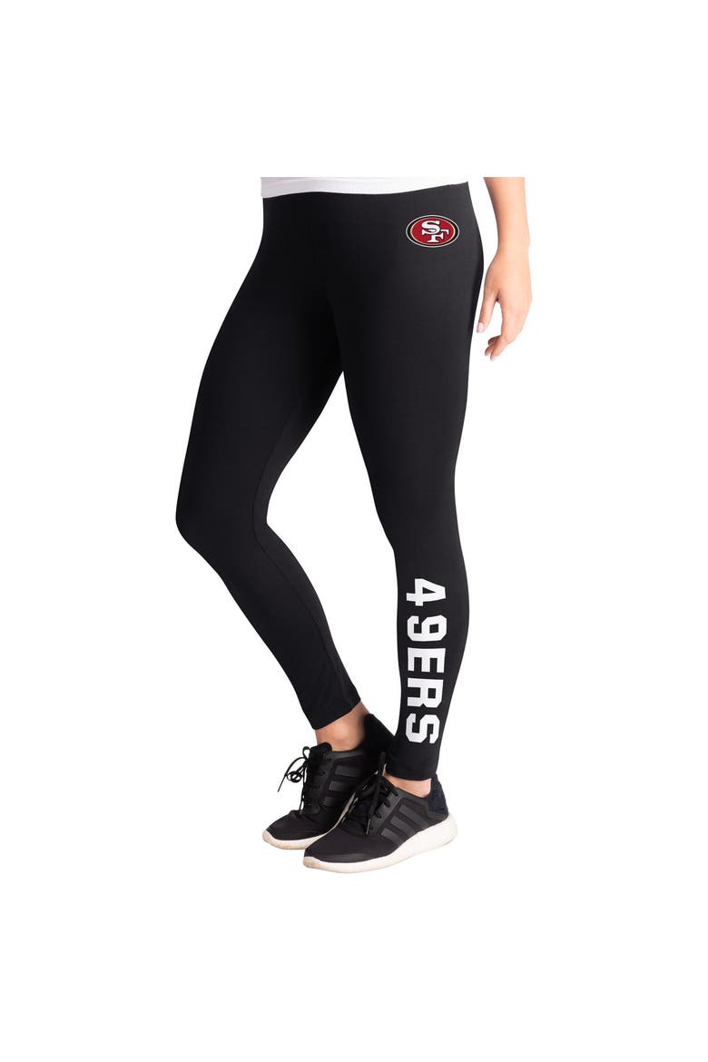 Women's G-III 4Her by Carl Banks  Black San Francisco 49ers Pregame Leggings, Main, color, Black