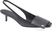 Courrèges Fold Kitten Heel Slingback Pump