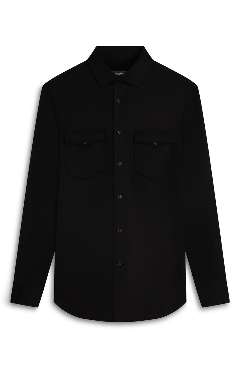 Bugatchi Bill OoohCotton<sup
®</sup
Snap-Up Western Shirt, Alternate, color,