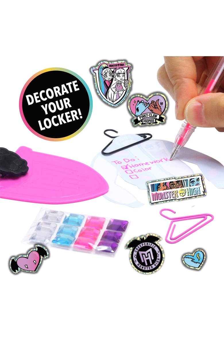 Design Activity Locker, Doodle & Decorate, Lavender Coffin Shaped, Alternate, color, Multicolored