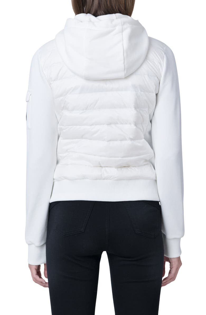 The Recycled Planet Company Luna Recycled Nylon Down Puffer Jacket, Alternate, color, White