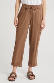 Democracy AB Leisure High Waist Utility Straight Leg Pants