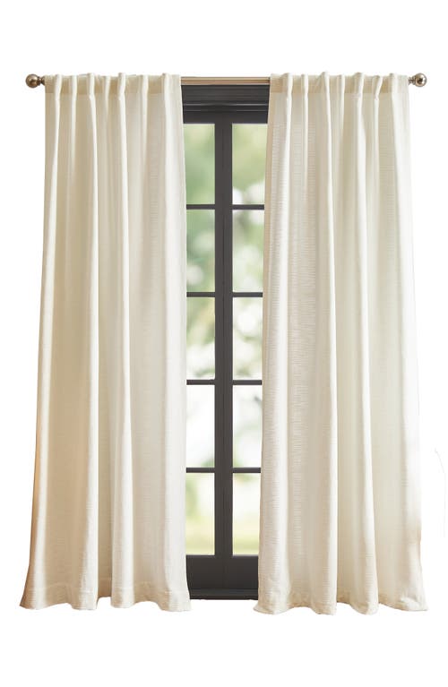 DKNY Pure Martinique Set of 2 Curtain Panels in Off White 