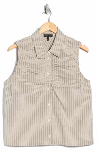 rag & bone Georgina Ruched Shirt