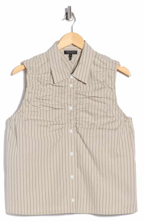 rag & bone Georgina Ruched Shirt