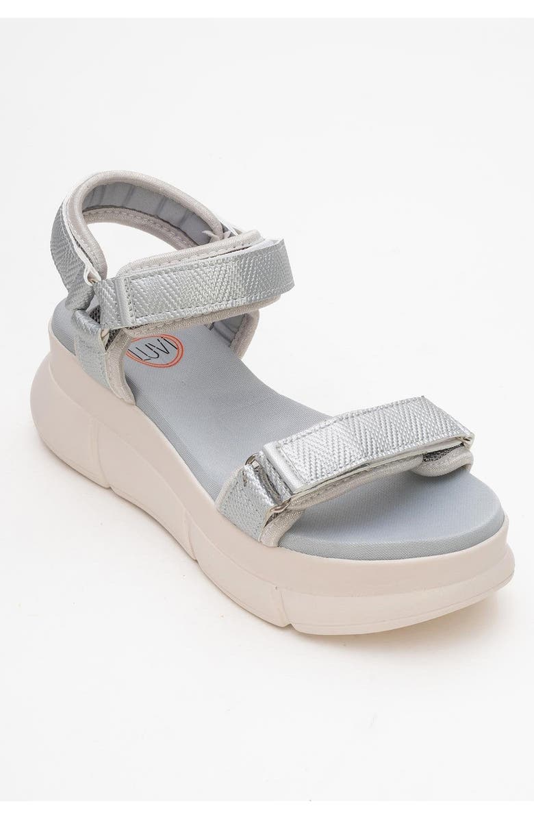 Prologue Shoes Yrmengardis Strappy Sandal, Alternate, color, Baby Blue