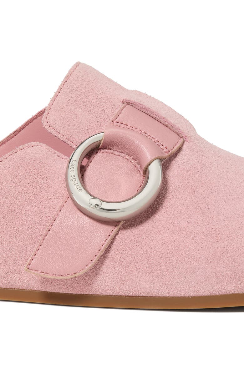 Kate Spade New York halo suede clog, Alternate, color, Barre Pink
