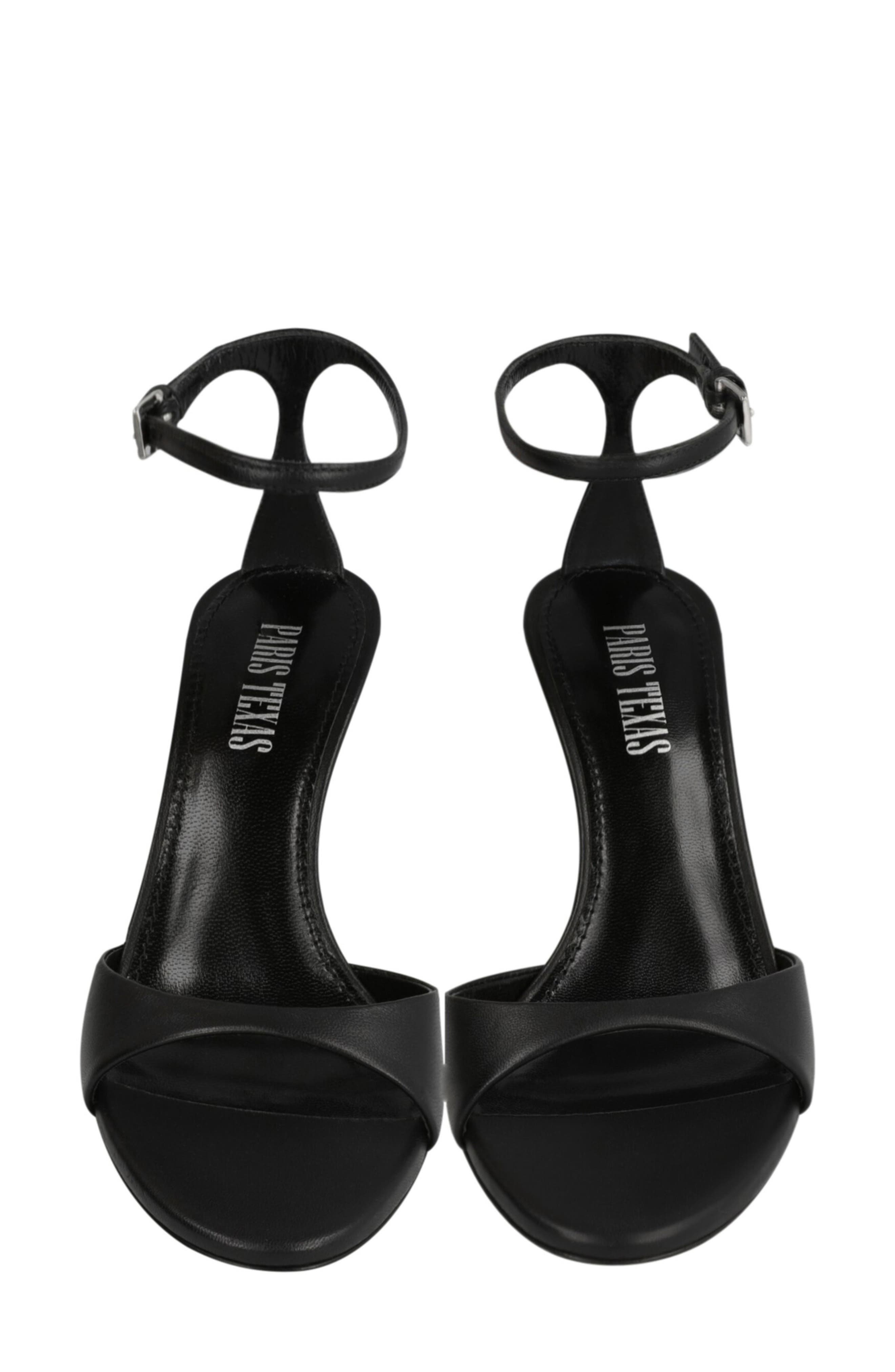 Paris Texas Lidia Ankle Strap Sandal, Alternate, color, Black