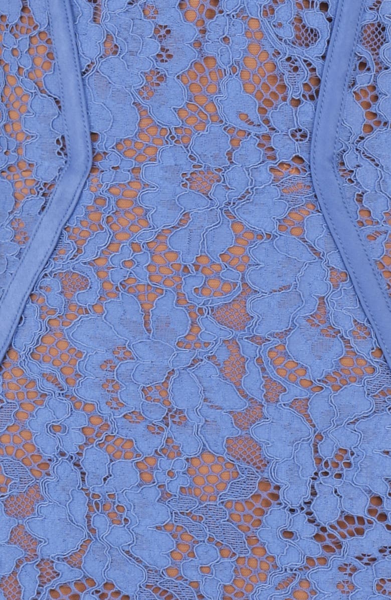 HOUSE OF CB Lala Lace Underwire Cocktail Minidress, Alternate, color, Lavender