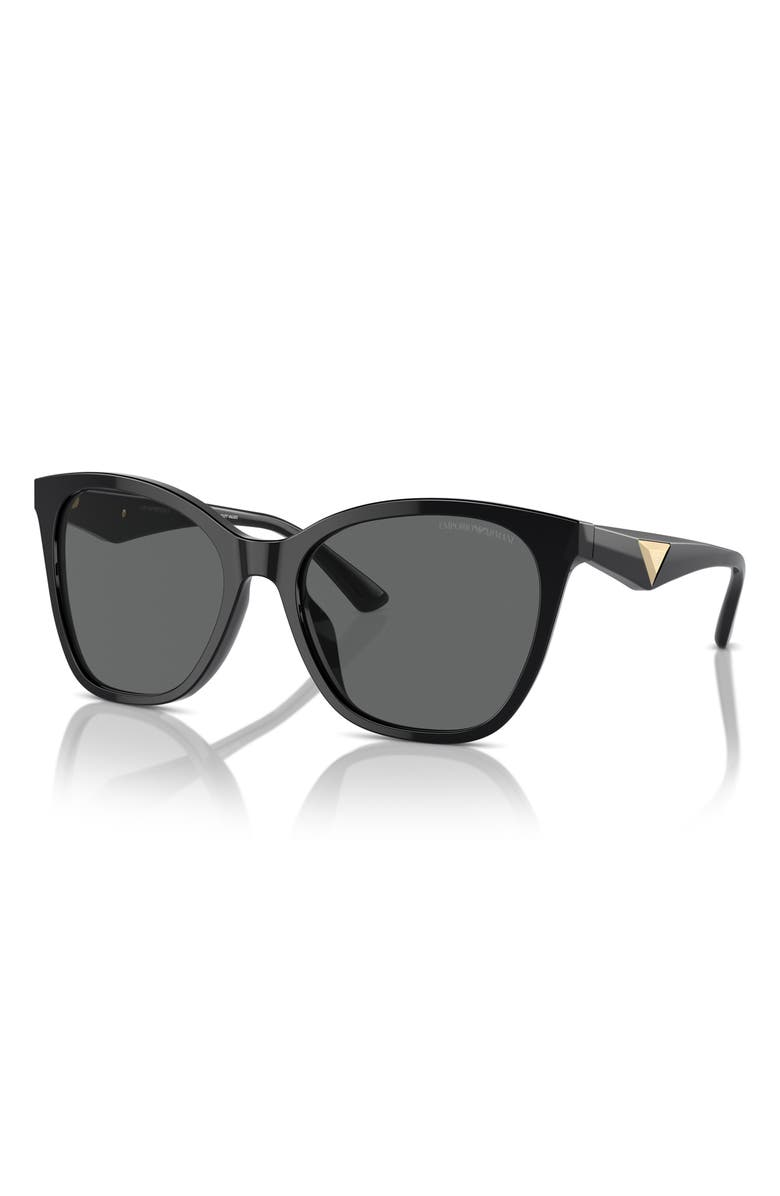 Emporio Armani 56mm Butterful Sunglasses, Alternate, color, 