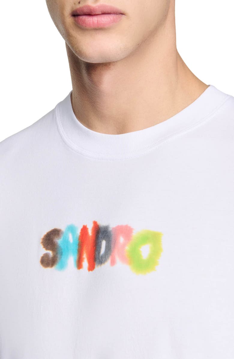 SANDRO Wild Animals T-shirt, Alternate, color, 