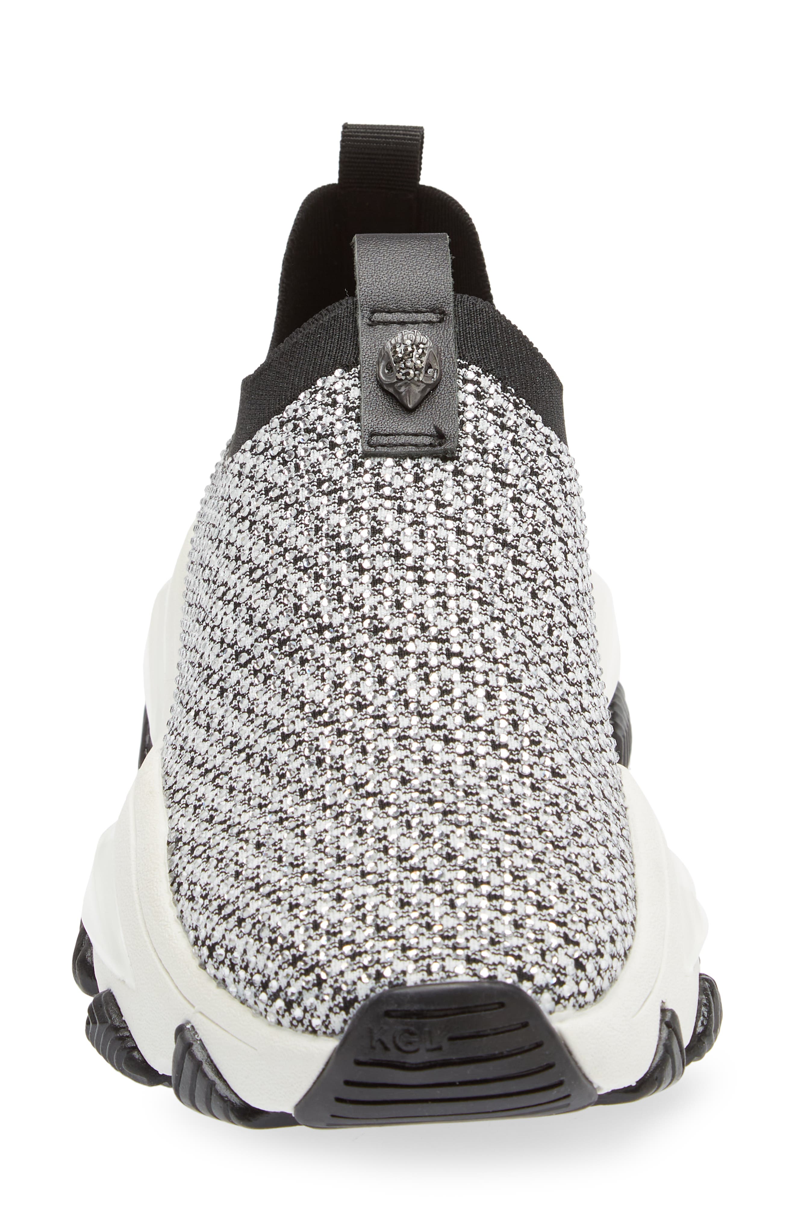 Kurt Geiger London Lettie Crystal Knit Sneaker, Alternate, color, 