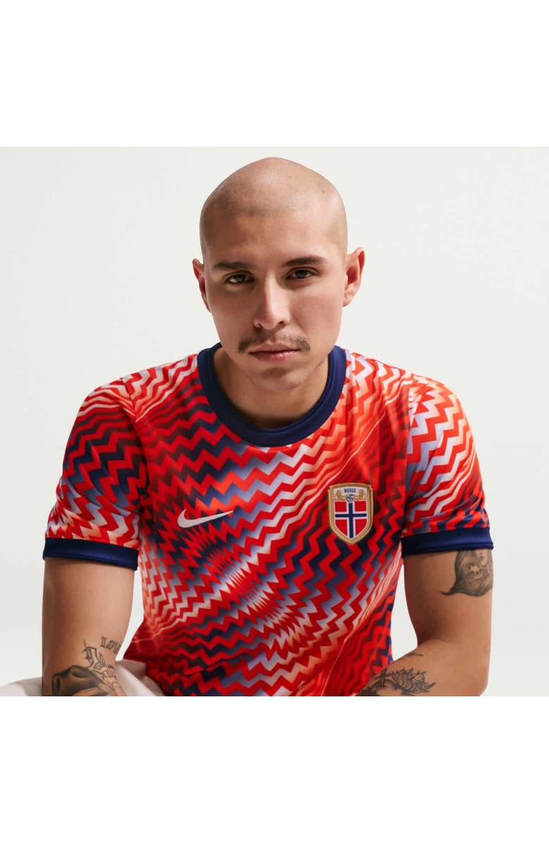 Nike Men's Nike Orange Norway National Team 2026 Academy Pro Pre-Match Top, Alternate, color, Orange