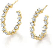 Michael M Montage Petite Diamond Hoop Earrings