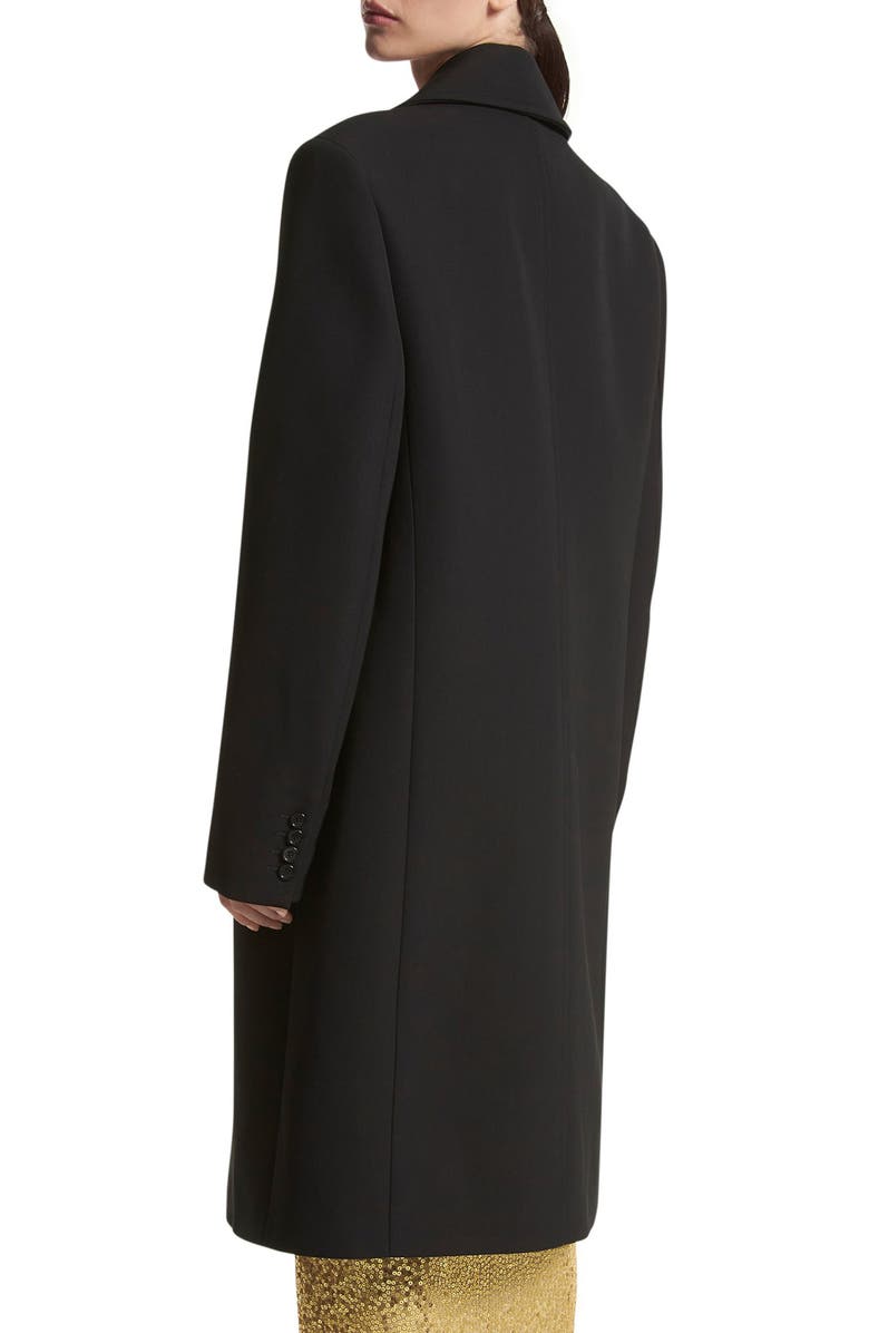 Michael Kors Collection Bonded Wool Blend Gabardine Chesterfield Coat, Alternate, color, 