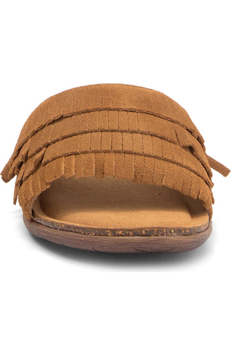 Mykos Clea Fringe Sandal, Alternate, color, Chestnut