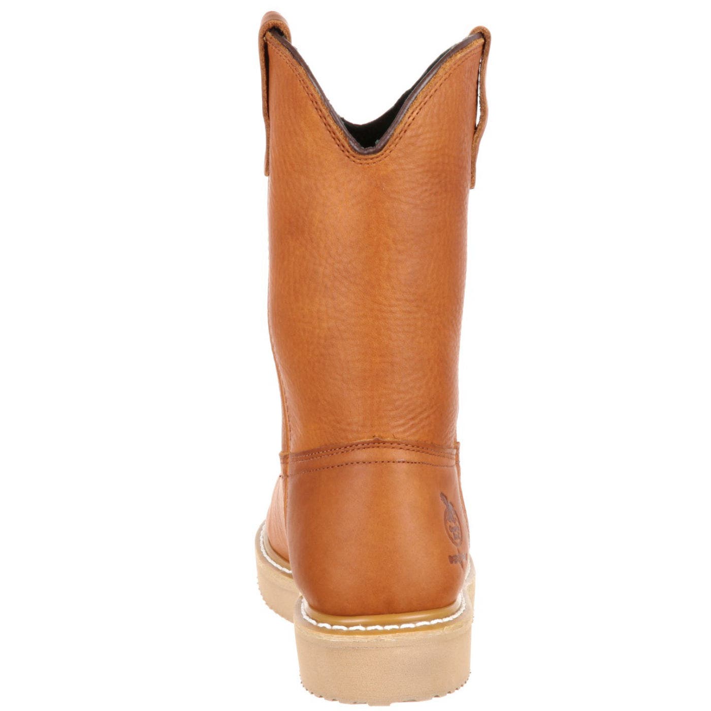 Wedge Steel Toe Pull On Work Boot, Alternate, color, BARRACUDA GOLD