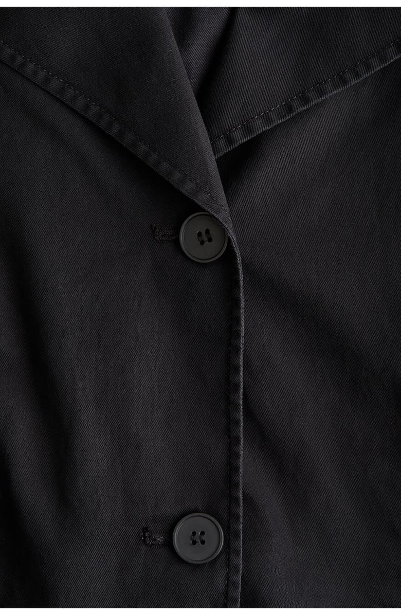 H&M Twill jacket, Alternate, color, Charcoal Gray